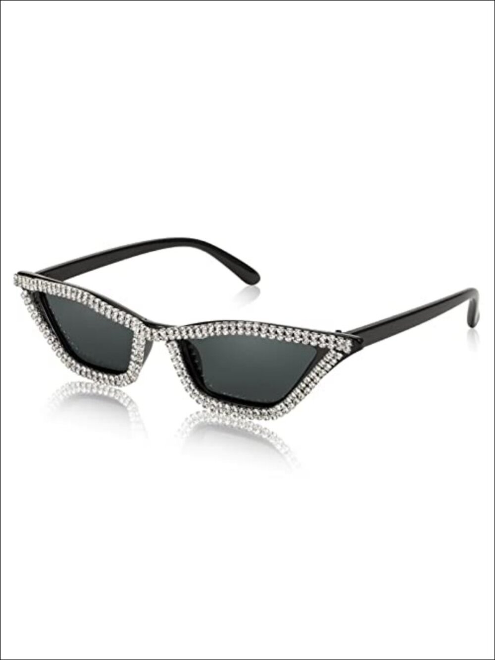 Small Cat Eye Sunglasses Vintage Square UV400 Acetate Full Frame